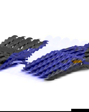 Cleme pentru păr, 5 buc, albastru