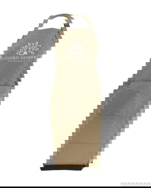 Șorț pentru frizeri Global Fashion, bej