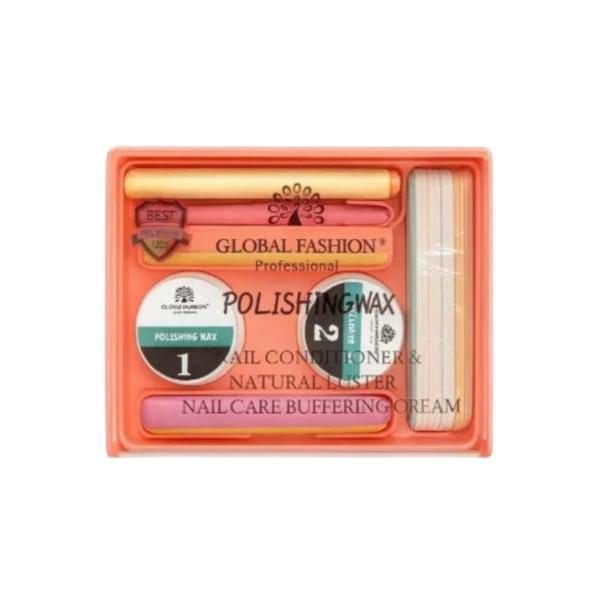 Set pentru manichiură japoneză+ 2 pile + bețișoare de portocal