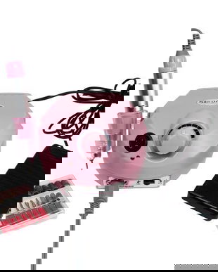 Pilă electrică pentru unghii 45000 rpm, 65W ZS-601, Roz