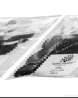 Fișe adezive de schimb pentru discuri de pedichiură, 20 mm, #100, 50 bucăți