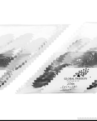 Fișe adezive de schimb pentru discuri de pedichiură, 20 mm, #180, 50 bucăți