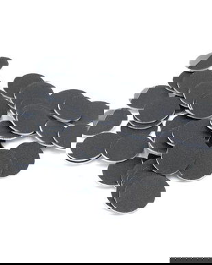 Fișe cu suport adeziv &icirc;nlocuibil pentru discuri de pedichiură, 20 mm, #240, 50 buc.