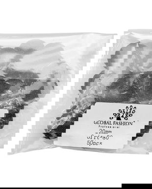 Fișe adezive de schimb pentru discuri de pedichiură, 20 mm, #80, 50 bucăți