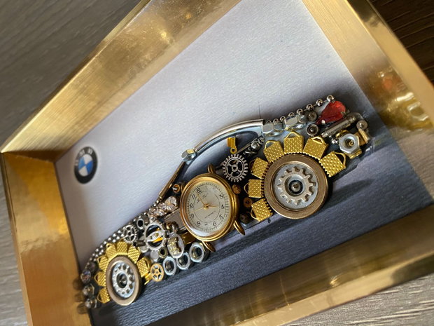 Masina model BMW Cod M 706・Cadouri masini・Colaj auto de colecție・Decoratiune steam punk birou