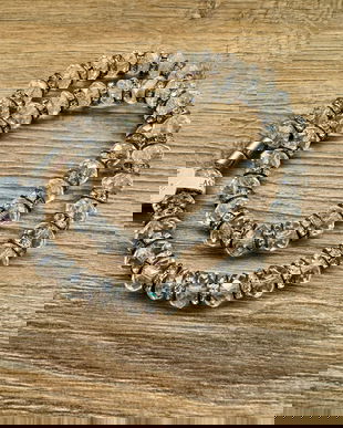 COLIER ALEXANDER KALIFANO USA ORIGINAL GORGEOUS GLASS DIAMONDS NOU ,SUPERB!!