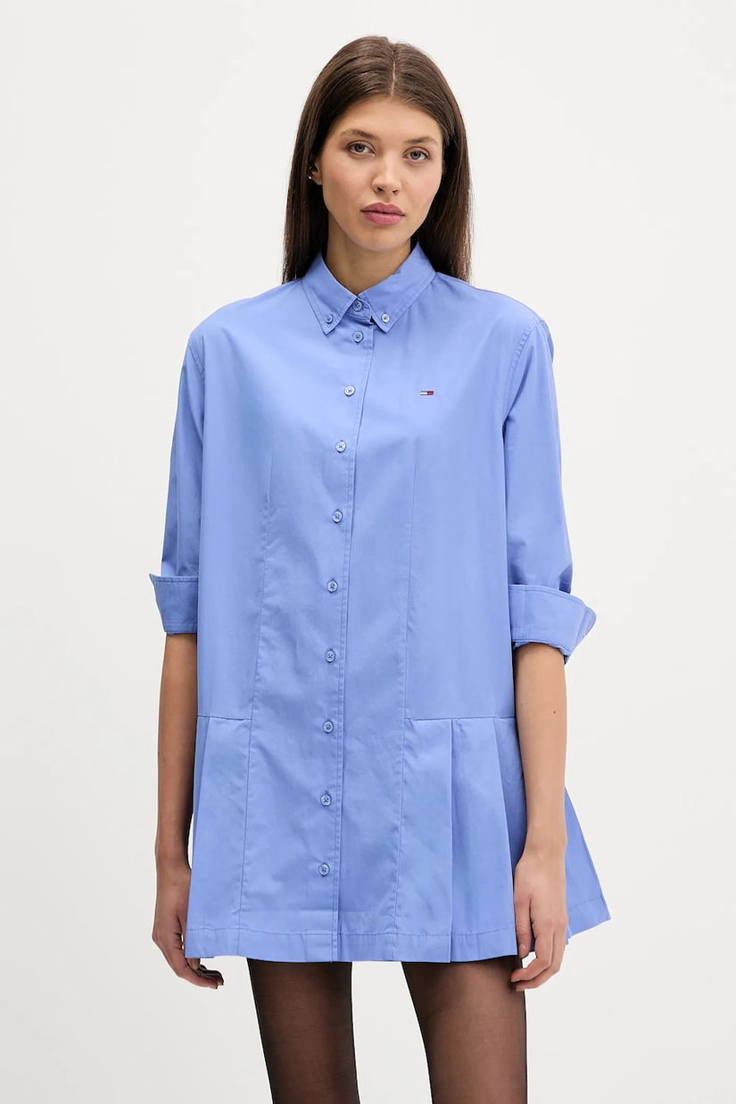 Tommy Jeans rochie din bumbac