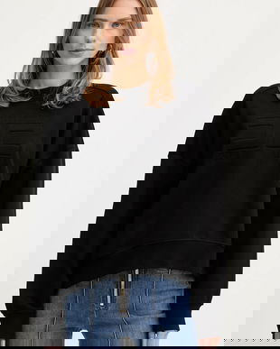 Elisabetta Franchi hanorac de bumbac