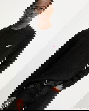 Tommy Jeans pulover din amestec de lână