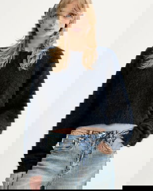 Gestuz cardigan din amestec de lână