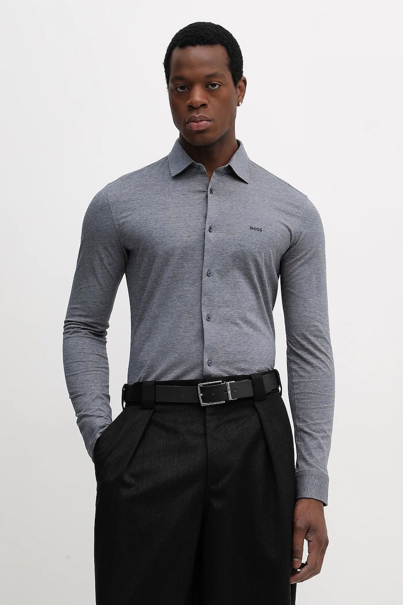 BOSS Orange cămașă din bumbac