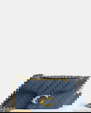 Coach geantă de mână din piele întoarsă Tabby