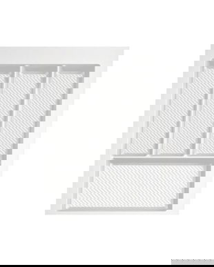 Suport organizare tacamuri Max, alb, pentru latime exterioara corp 400 mm, montabil in sertar de bucatarie, 490x350 mm