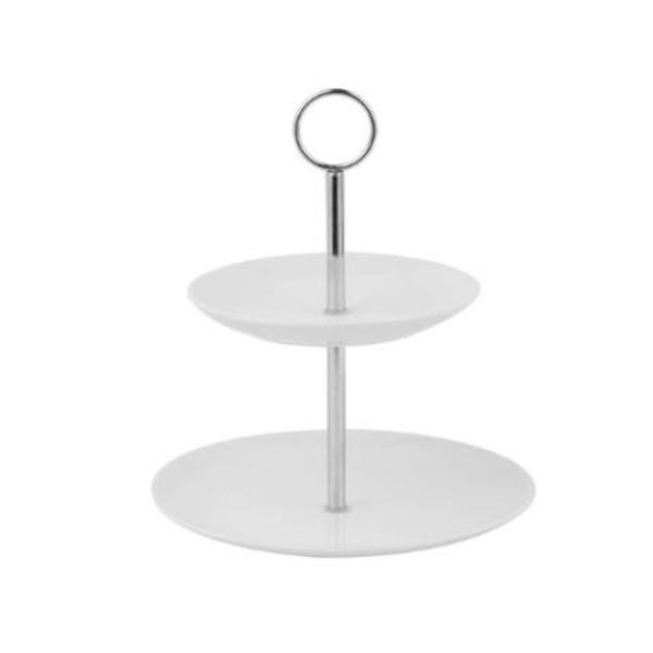 Platou etajat din ceramică, 21&times;15 cm