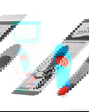 Talonete For Elite Ortopedic, pentru barbati, din spuma ortopedica si gel Smartflex, design 3D, usor de decupat, marimea 40 - 45