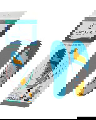 Talonete For Elite Sports Use Gel, pentru barbati, tehnologie cu gel activ si structura 3D cu 3 densitati diferite, usor de decupat, marimea 40 - 45