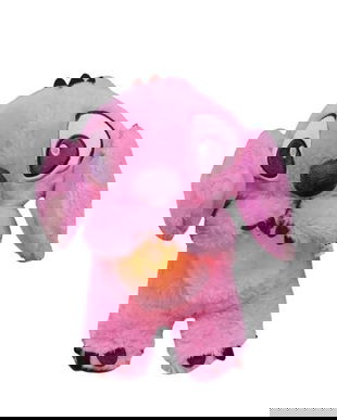 Jucărie Interactivă de Plus care Respiră și &Icirc;i Luminează Inima, 28/30 cm, Lilo, C&acirc;ntă și &Icirc;nc&acirc;ntă