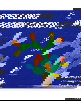 Joc din lemn de echilibru: Cactus