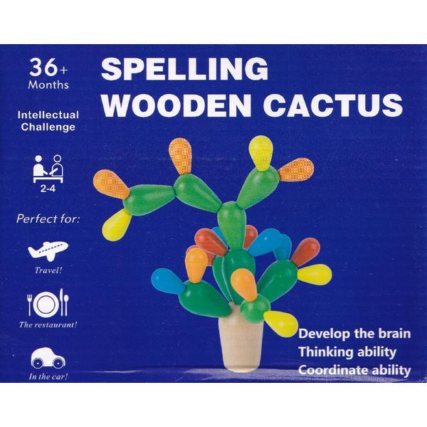 Joc din lemn de echilibru: Cactus