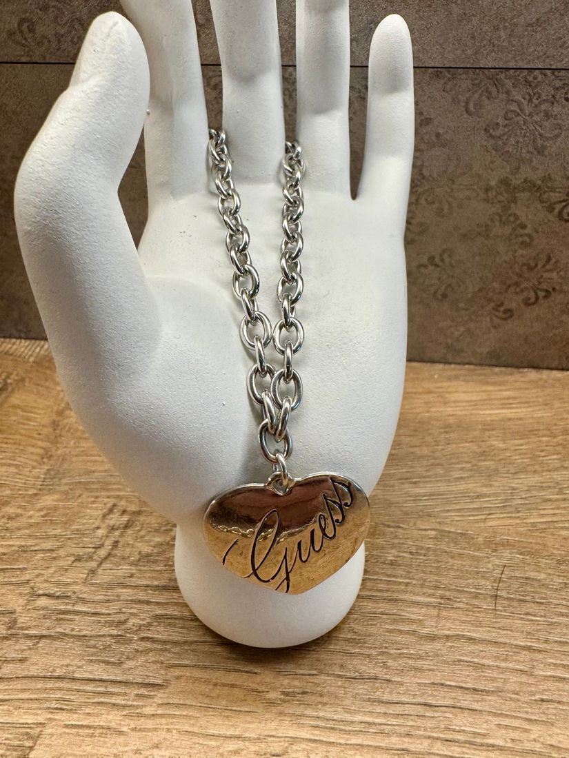 SET GUESS VINTAGE PANDANTIV SI BRATARA ORIGINAL MODEL DEOSEBIT