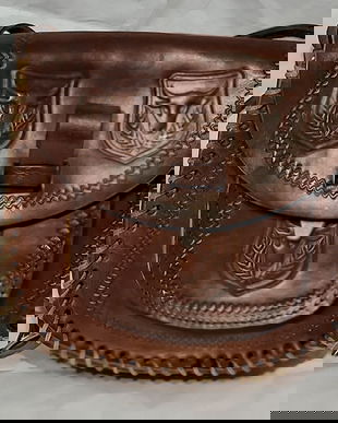 Geanta tolba din piele naturala