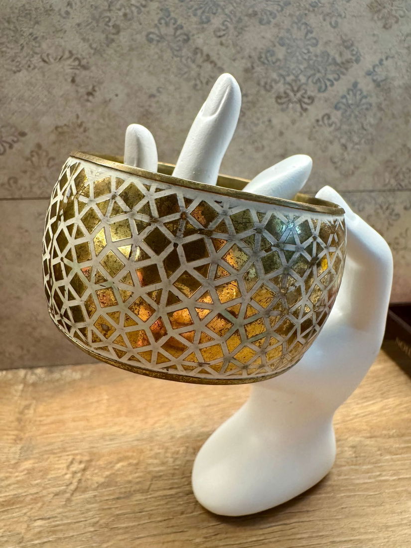 BRATARA VINTAGE ALAMA AURITA  MODEL ARABESQUE ANII 70 FRANTA