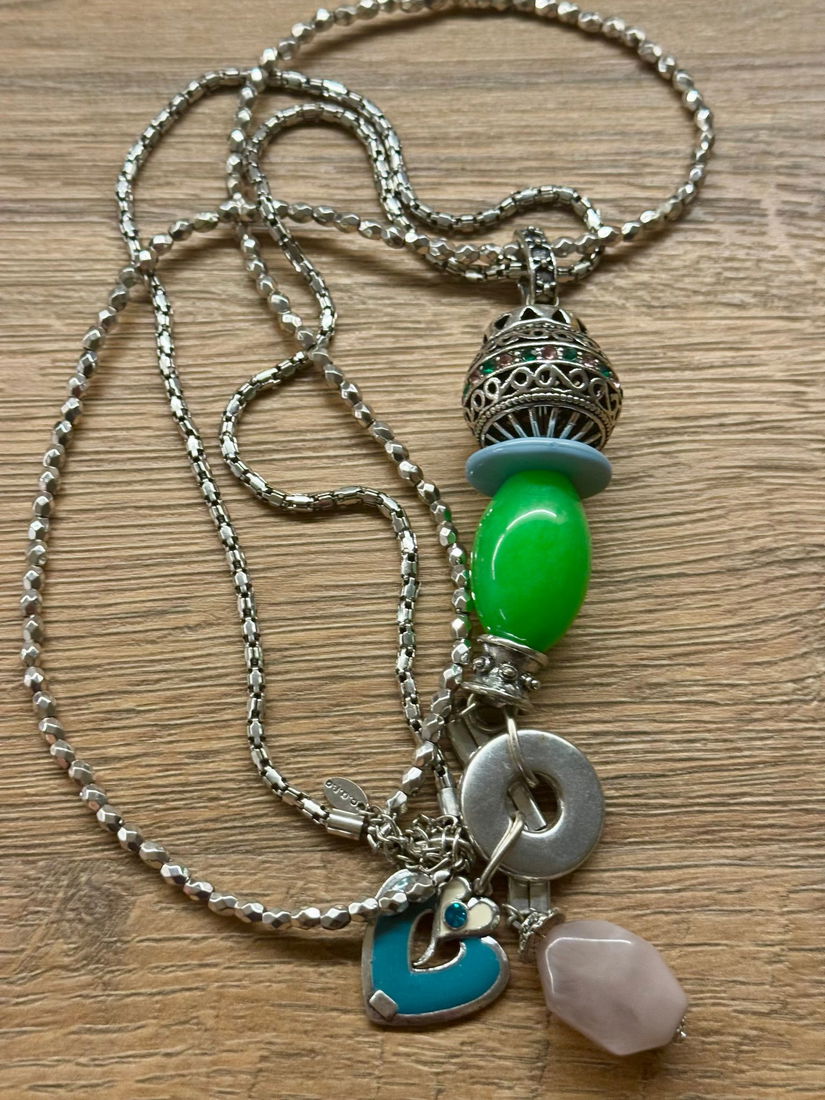 SUPERB COLIER MODEL ORIENTAL STICLA,STRASURI ,METAL,EMAIL ,C.A R.O SEMNAT XXL