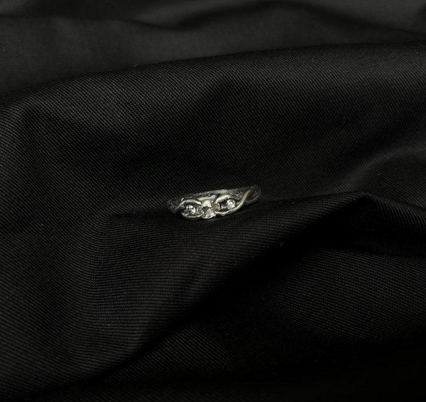 Inel din argint 925 cu zircon piesă unicat