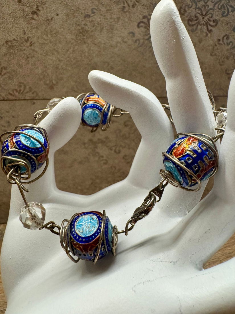 Brățară Canton cloisonne 1970 Korea