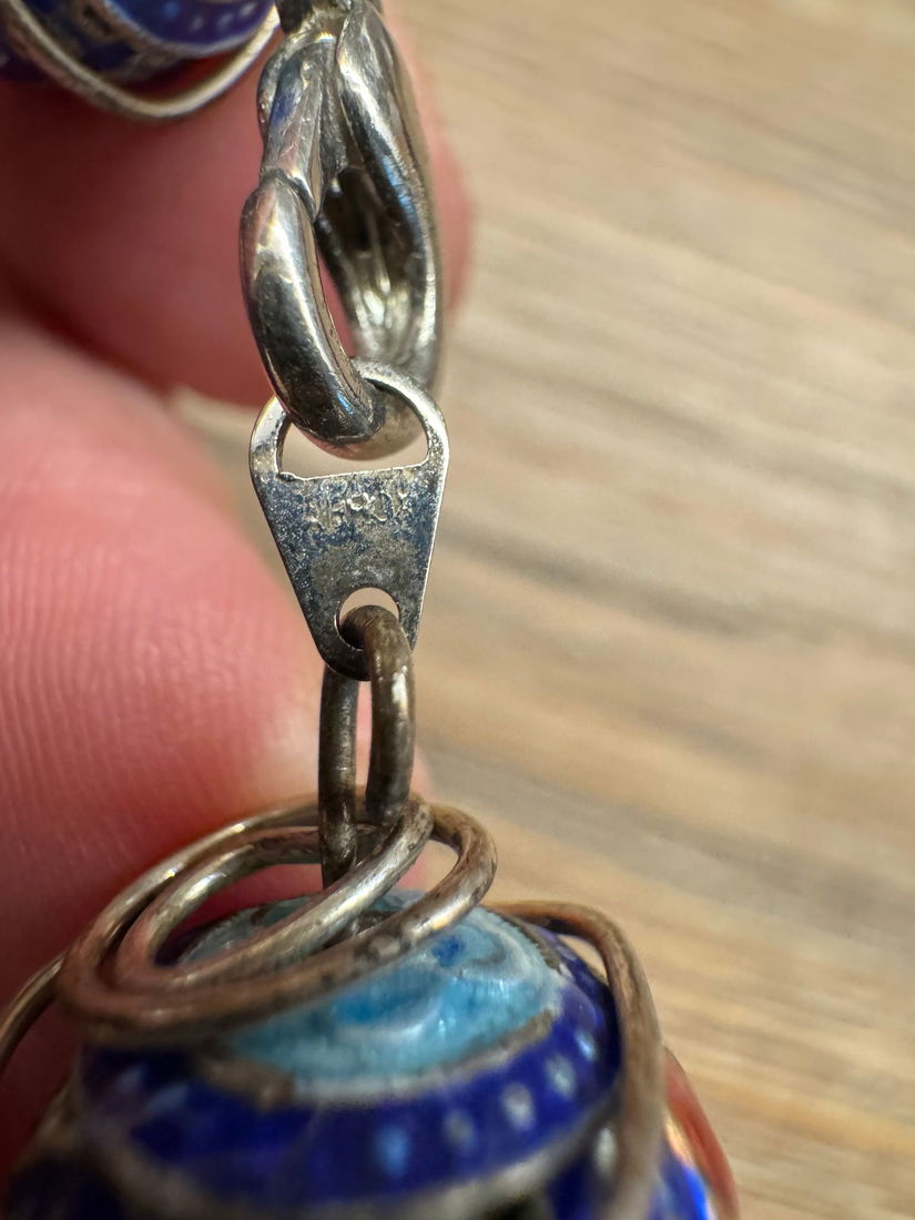 Brățară Canton cloisonne 1970 Korea