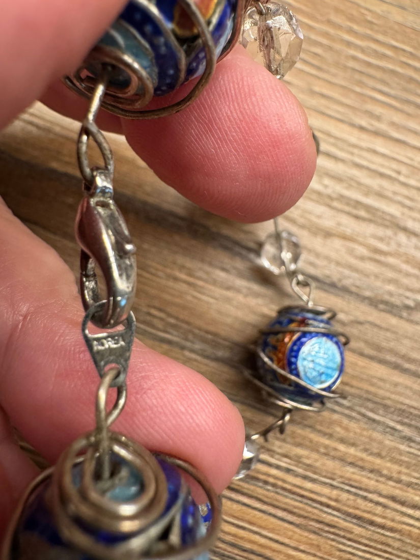 Brățară Canton cloisonne 1970 Korea