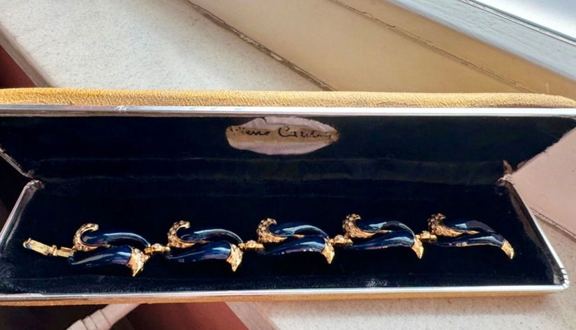 BRATARA VINTAGE PIERRE CARDIN SUPERBA ANII 70 -PIESA DE COLECTIE