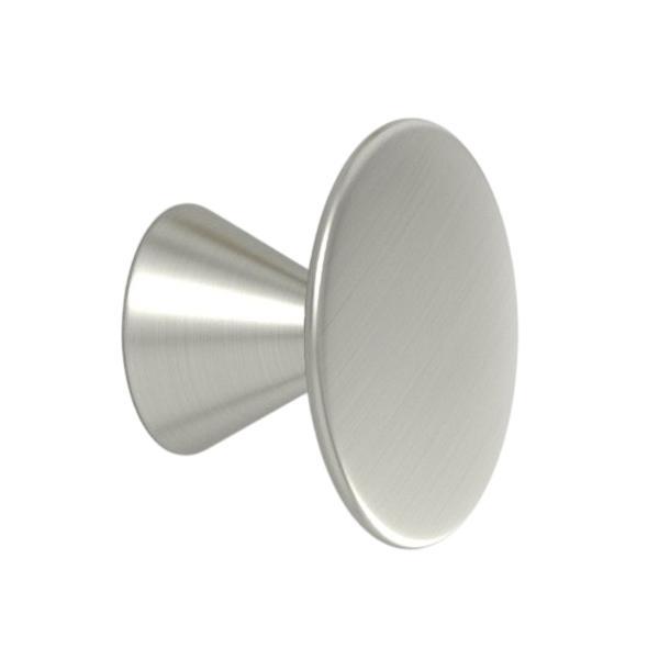 Agatatoare cuier Stam, finisaj nichel periat, 60x35 mm