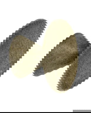 Agatatoare cuier Stam, finisaj alama antichizata, 60x35 mm