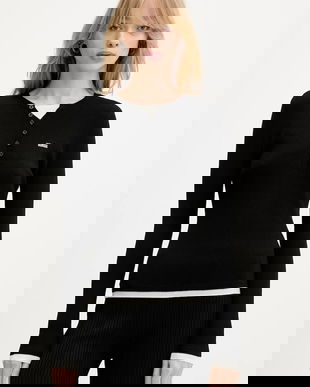 Gestuz pulover din amestec de lână