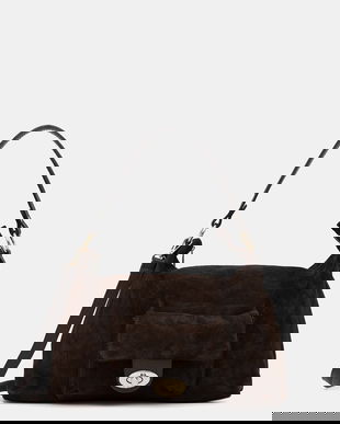 Answear.LAB geanta de mana din piele intoarsa