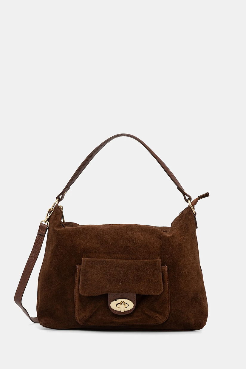 Answear.LAB geanta de mana din piele intoarsa