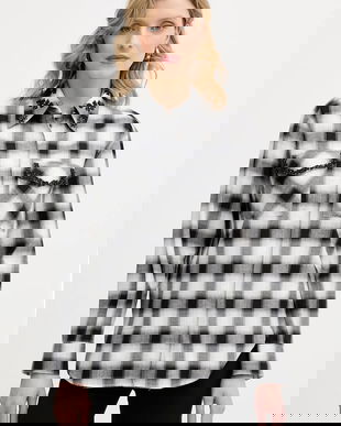 IBlues cămașă din bumbac VELETTA