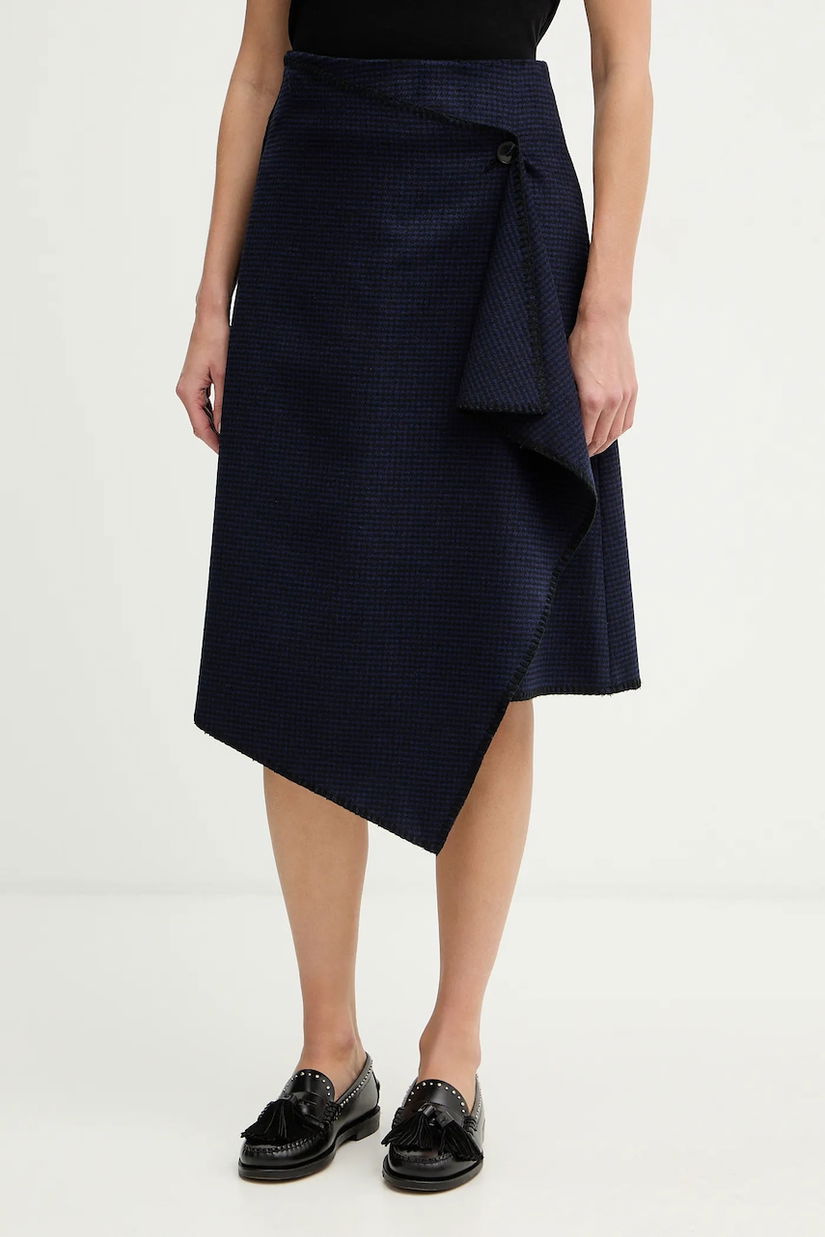 Sisley fustă din amestec de lână