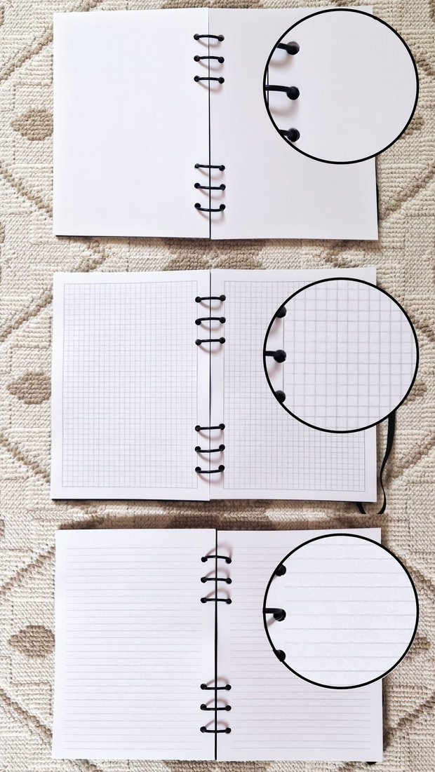 FOI PERFORATE A5 - Set 20 Rezerve Caiete Mecanice Ethnoloop/Leitz