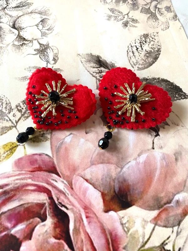 Set de 2 Brose in forma de inima