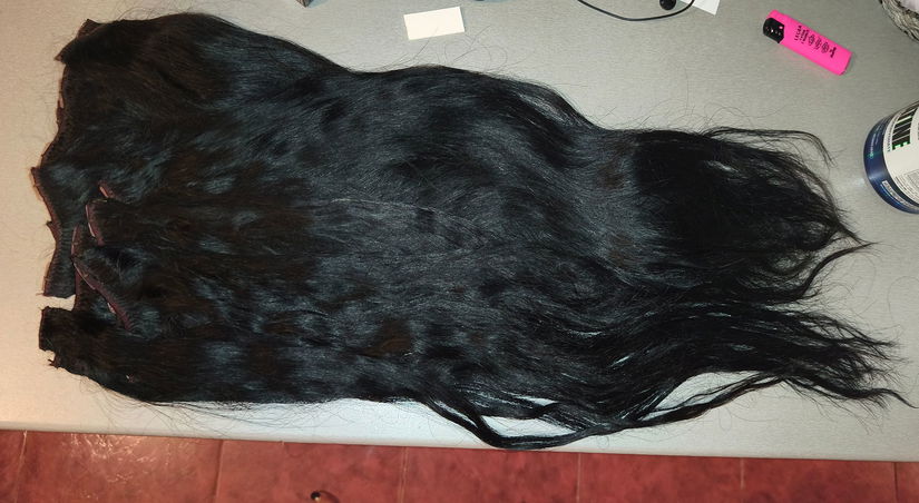 Vând extensii păr natural clip-on