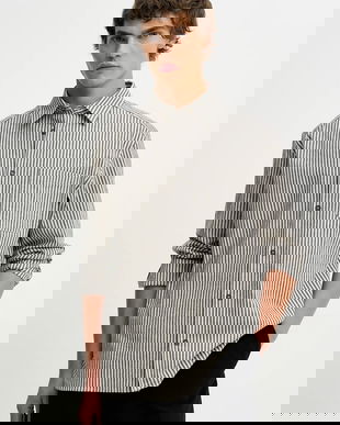 A.P.C. cămașă din bumbac Surchemise Malo