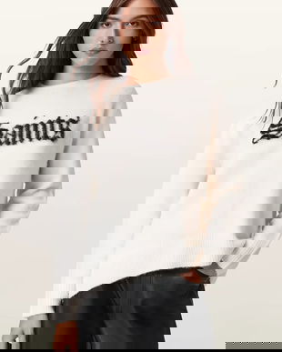 AllSaints pulover din amestec de lână SAINTS