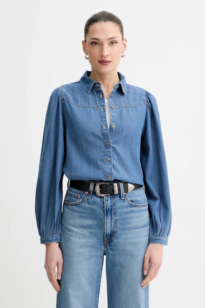 Levi's cămașă jeans JOURNEY WESTERN