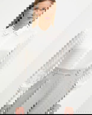 Fracomina cămașă din amestec de mătase