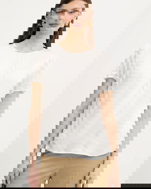 Fracomina bluză din amestec de mătase