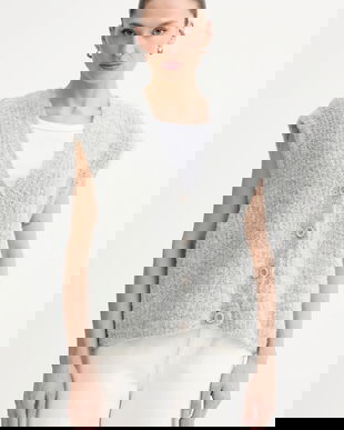 American Vintage vestă din amestec de lână