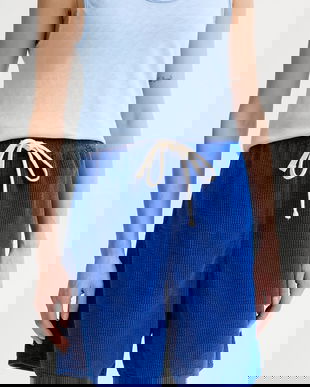 American Vintage pantaloni scurți din velur