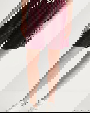 American Vintage pantaloni scurți din velur